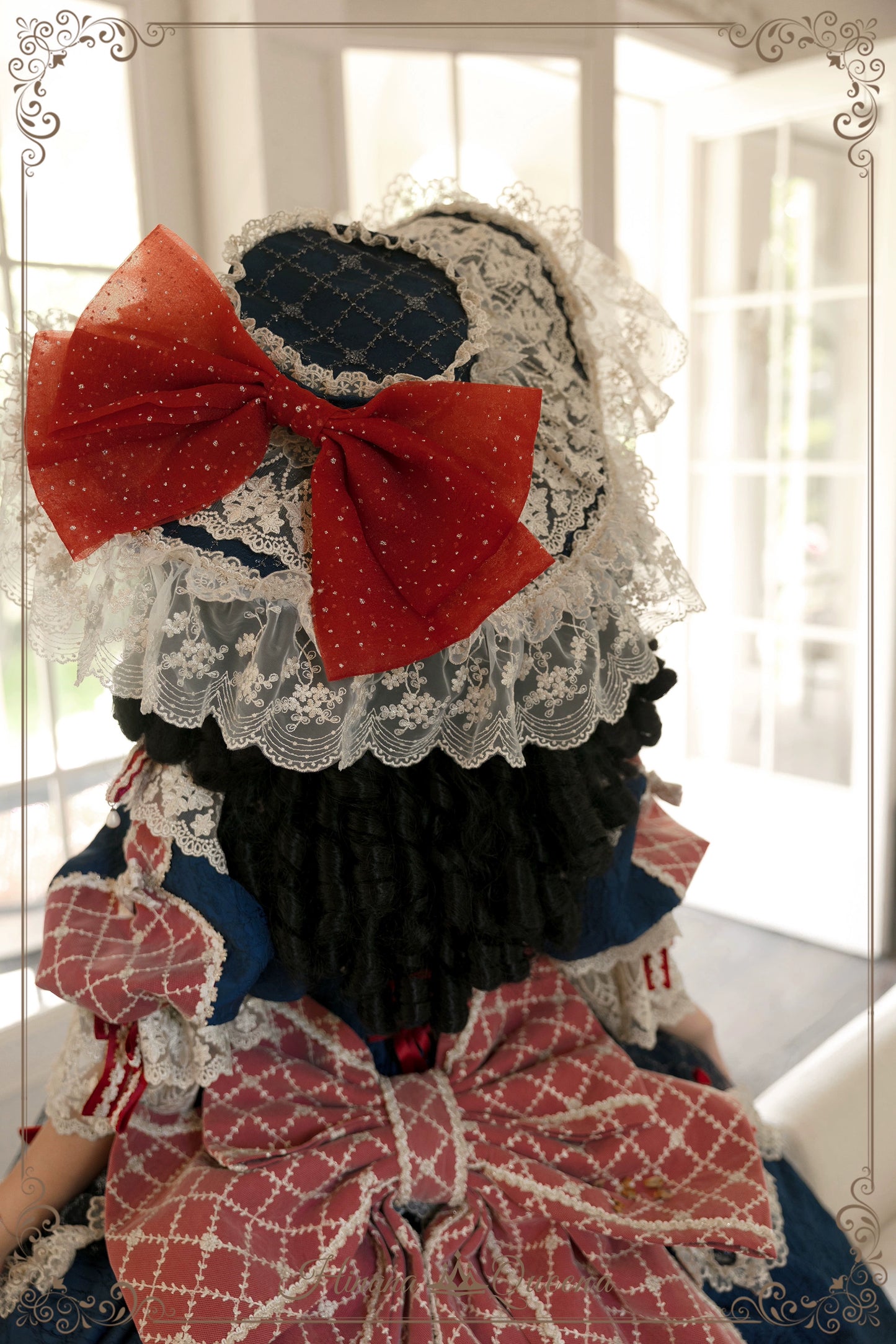 【受注予約6/26まで】Mirror Snow White プリンセスロングドレス・ネイビー