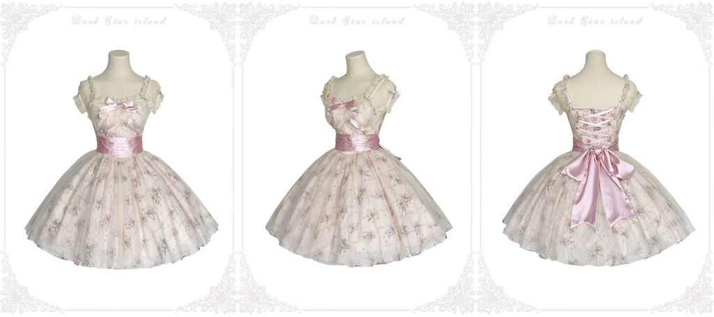 【受注予約2/3まで】Lily and Wind シアースリーブ付きジャンパースカート