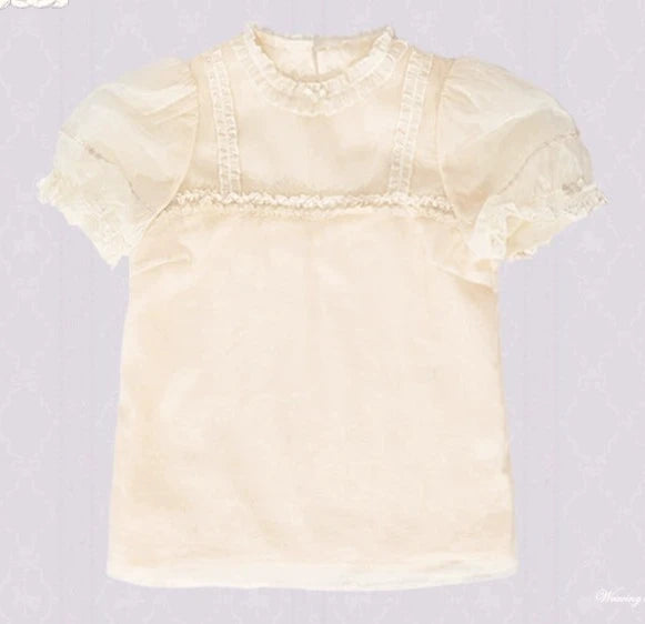 Cloud Paradise short sleeve blouse