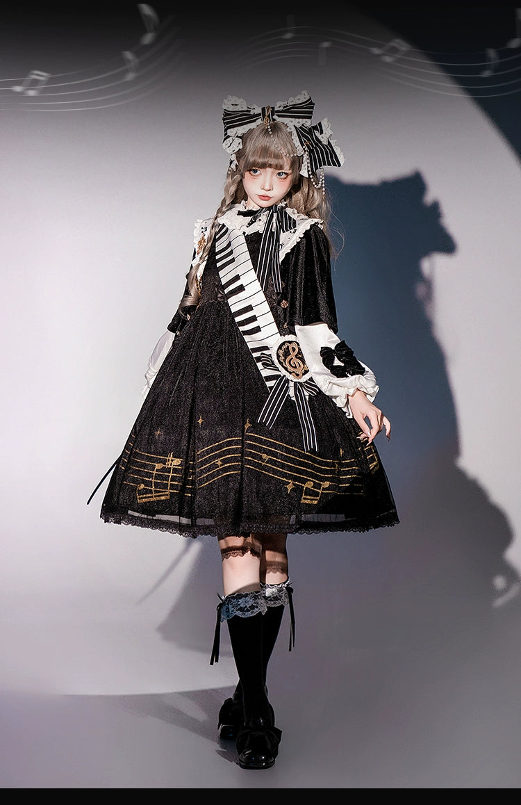 【受注予約2/16まで】 Monochrome Sonata ワンピースセット