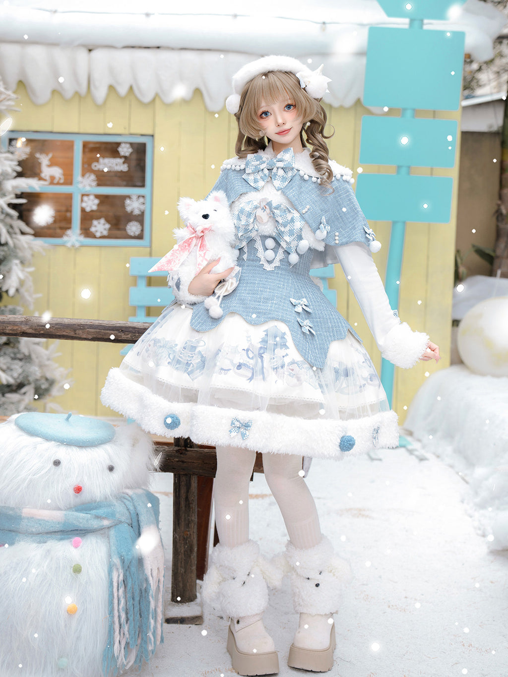 Winter Wonderland ジャンパースカートとマント