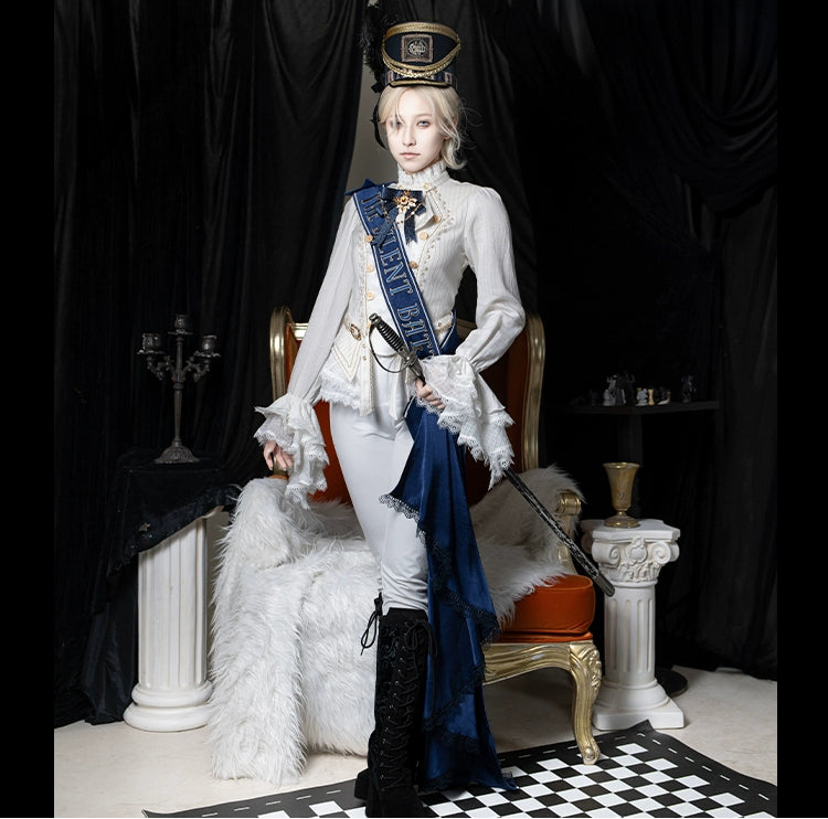 【受注予約8/21まで】Silent Battle 皇子系重ね着風ブラウス