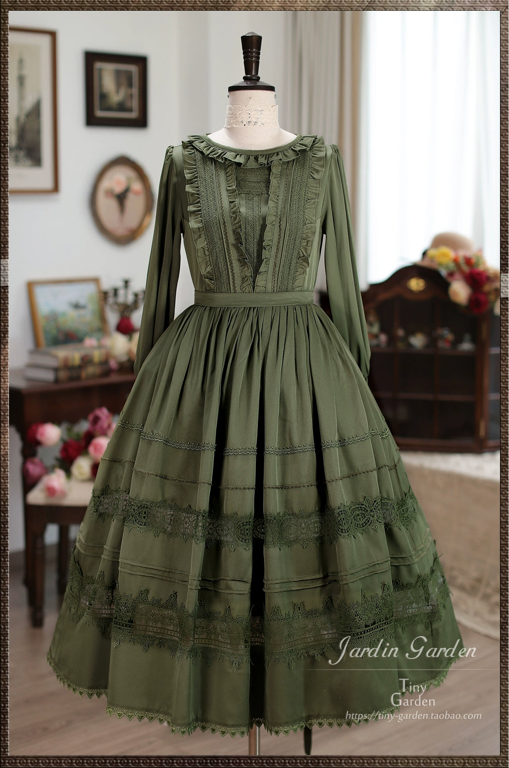 [Pre-order] Spring Whisper Classical Dress, Long Sleeve Type