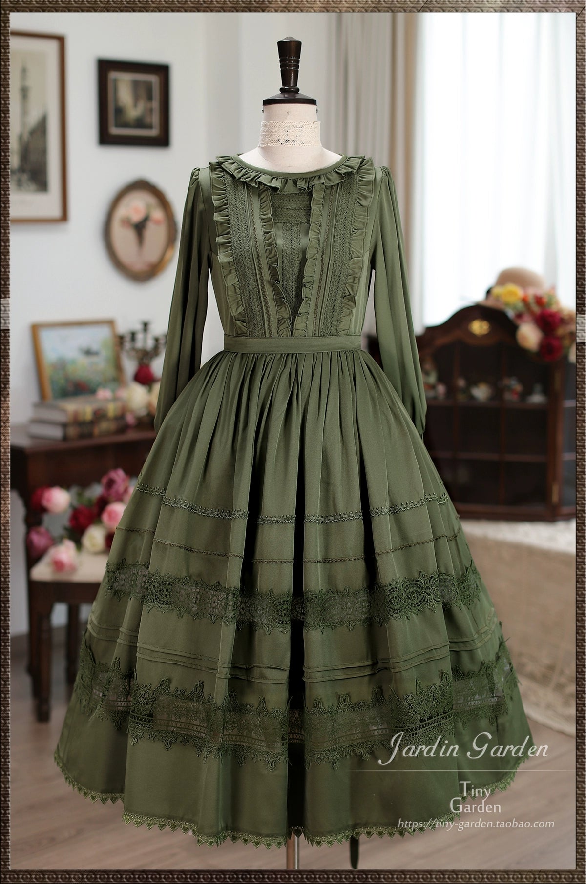 [Pre-order] Spring Whisper Classical Dress, Long Sleeve Type