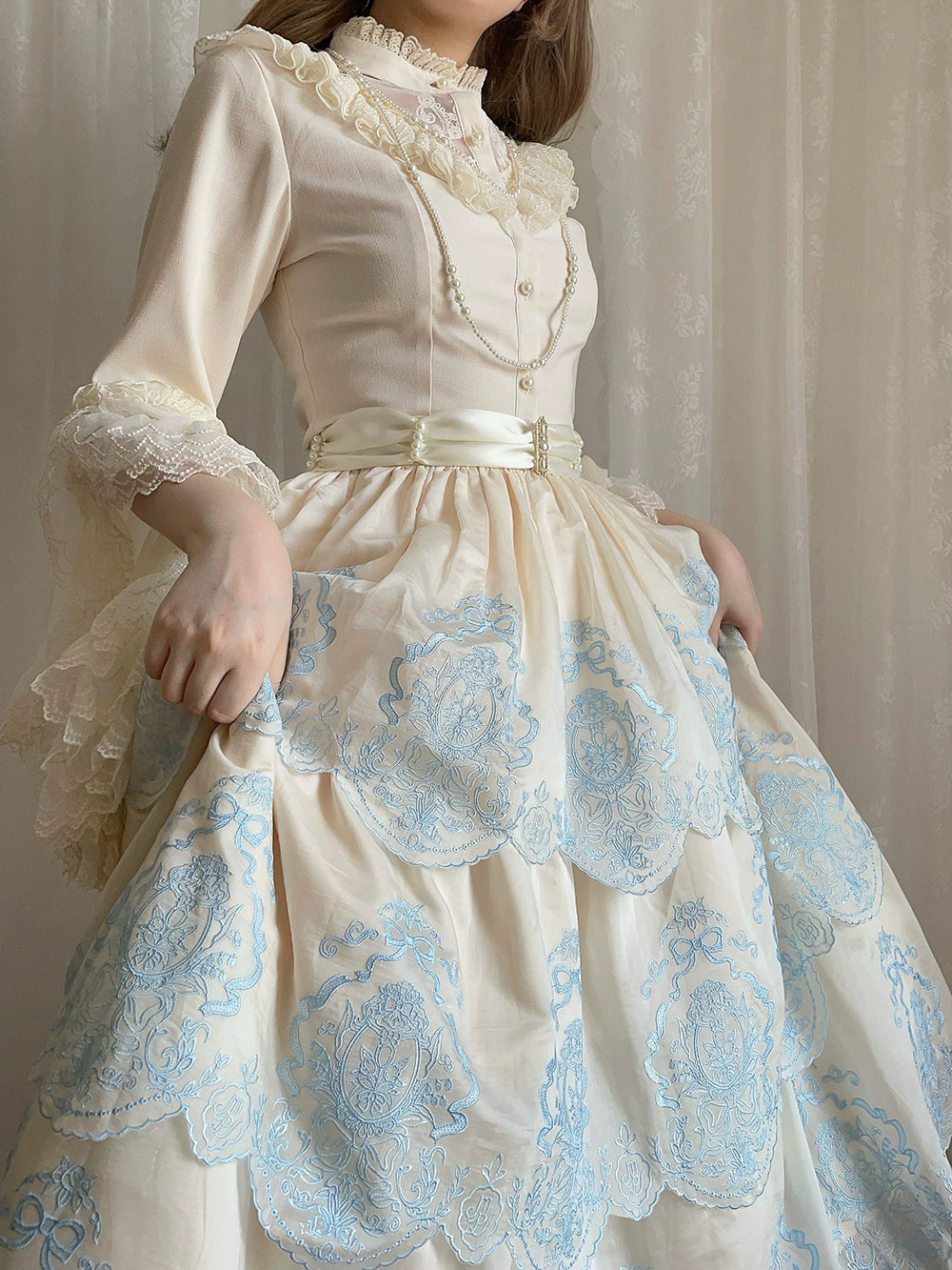 【受注予約9/25まで】Noble Garden 姫袖ブラウス