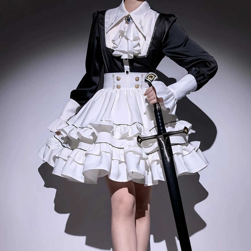 堕月法則 皇子系クラシカルジャボタイブラウス