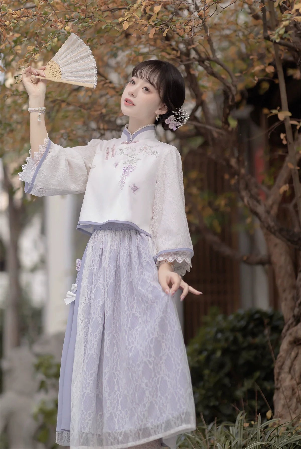 Wisteria butterfly and wisteria loli setup