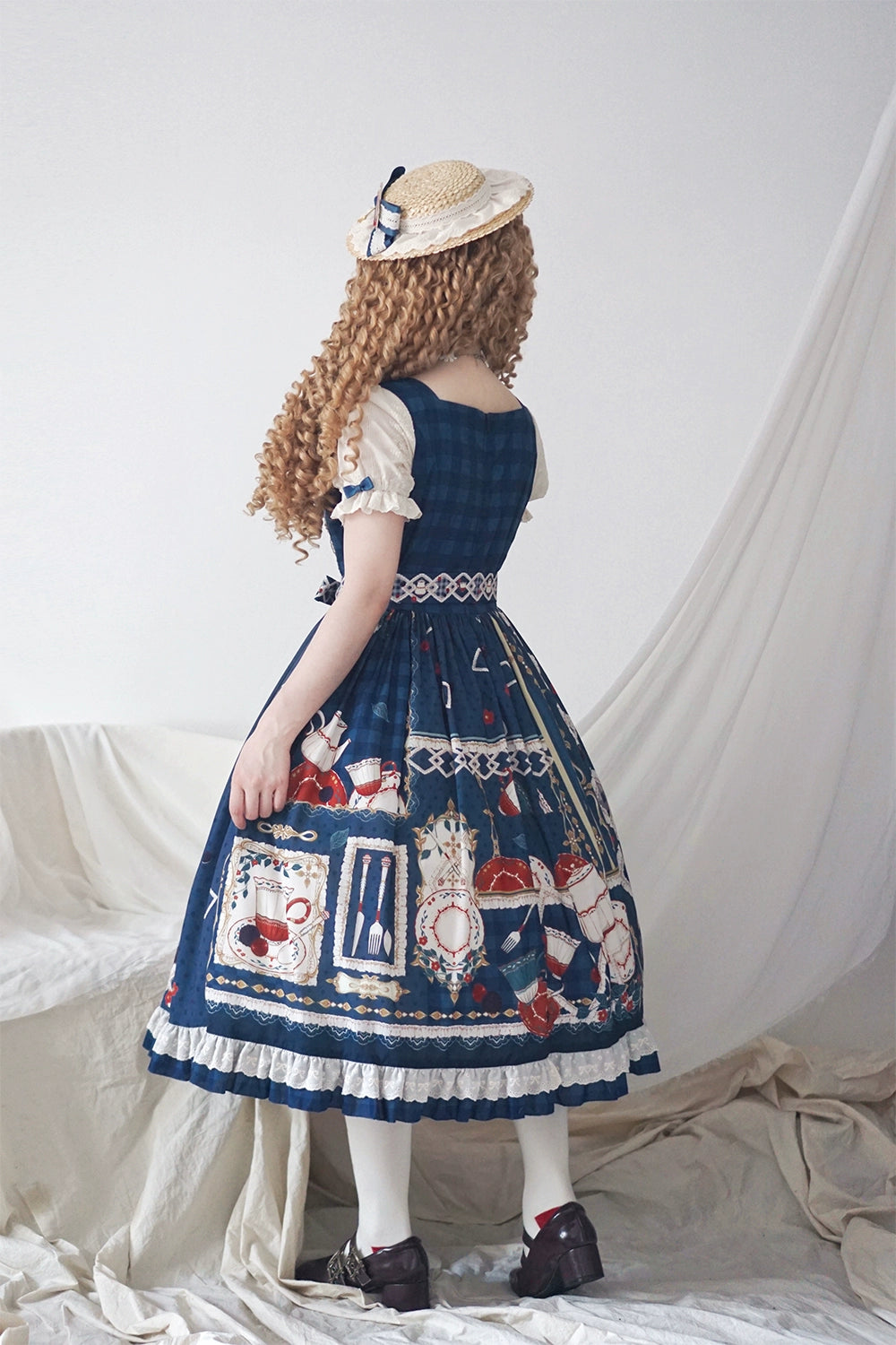 [Pre-order] Picnic Tea Party Square Neck Dress