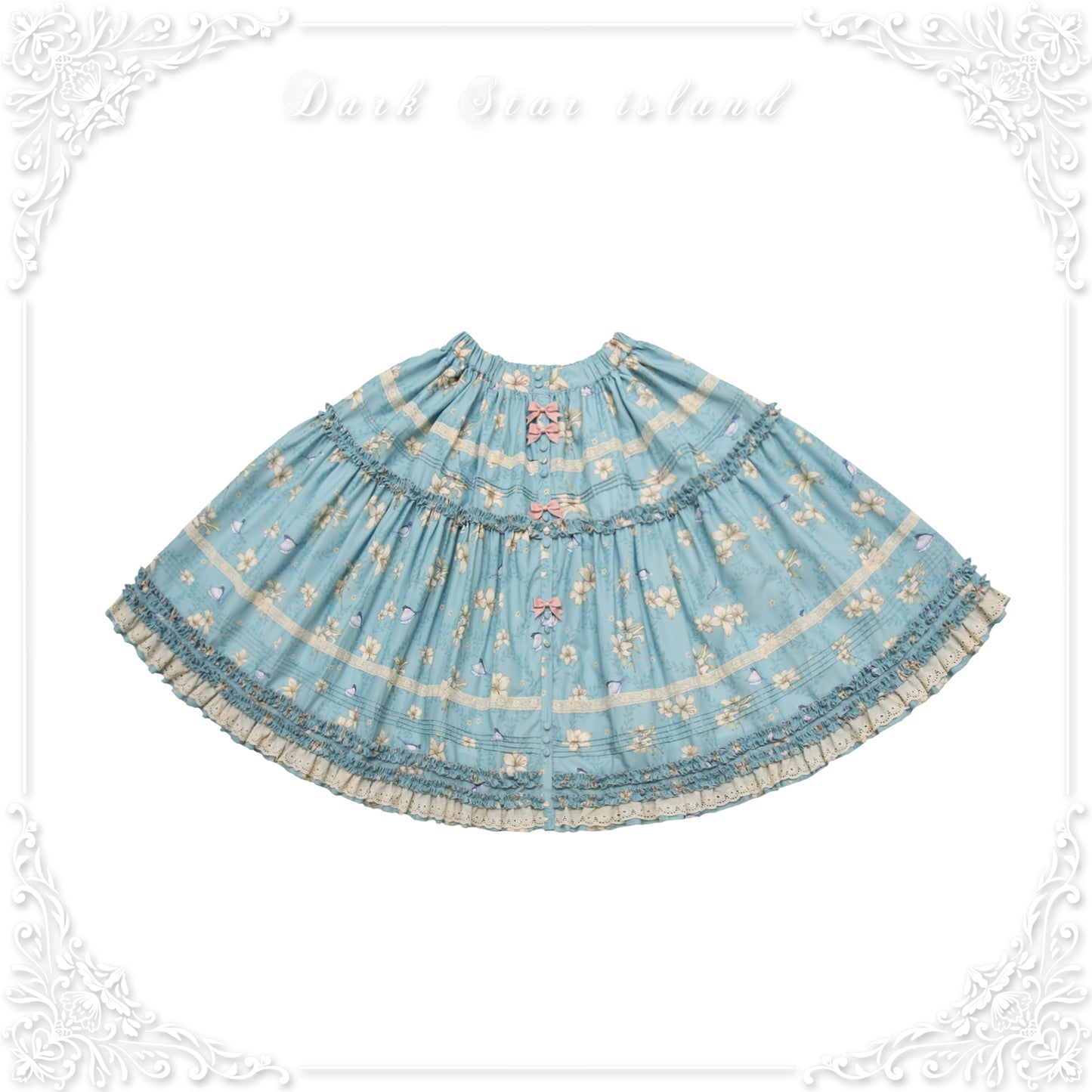 [Sale period ended] Lily and Wind classical print skirt and top