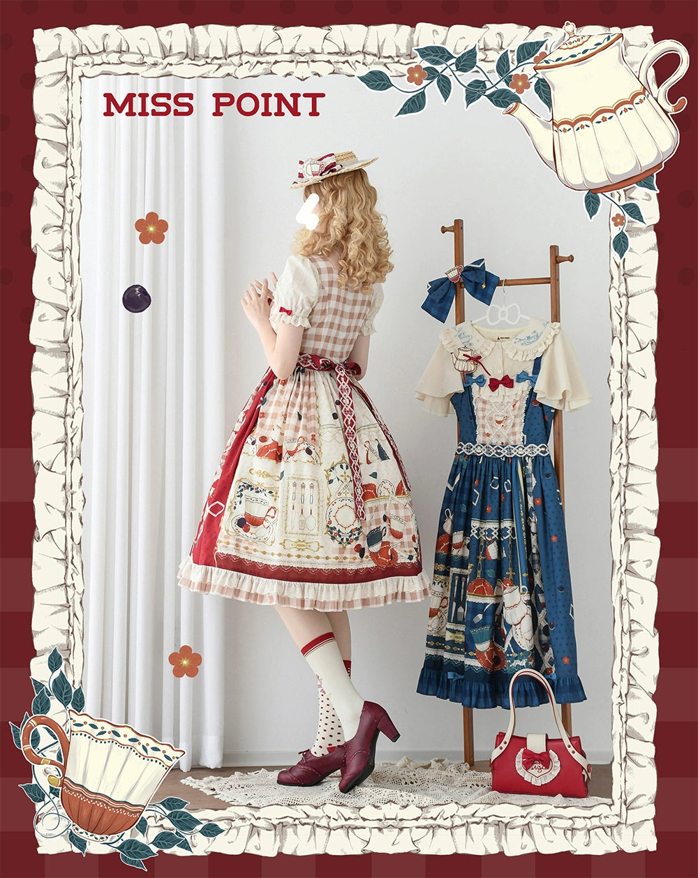 [Pre-order] Picnic Tea Party Square Neck Dress