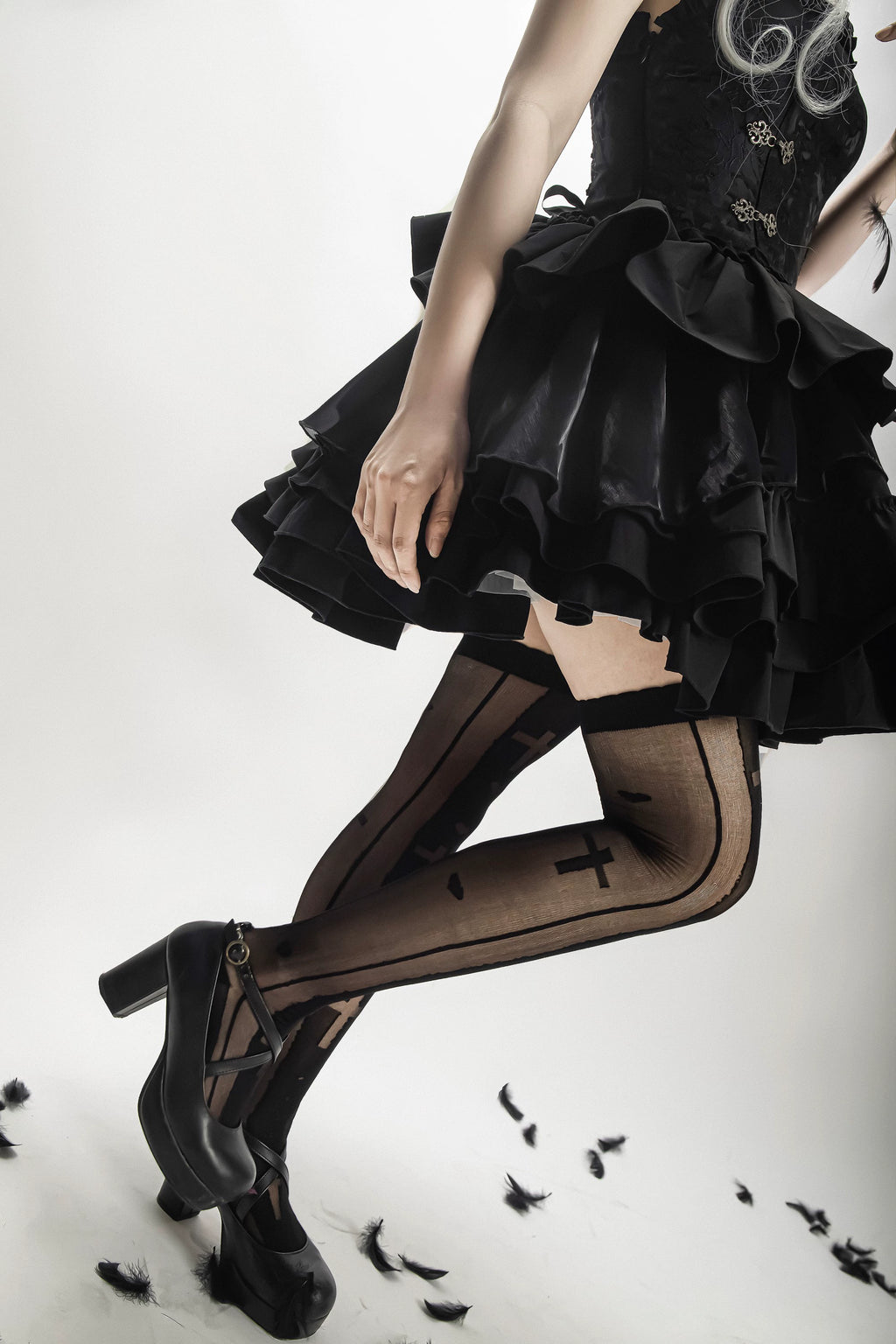 Night Visit Vampire Mini Jumper Skirt