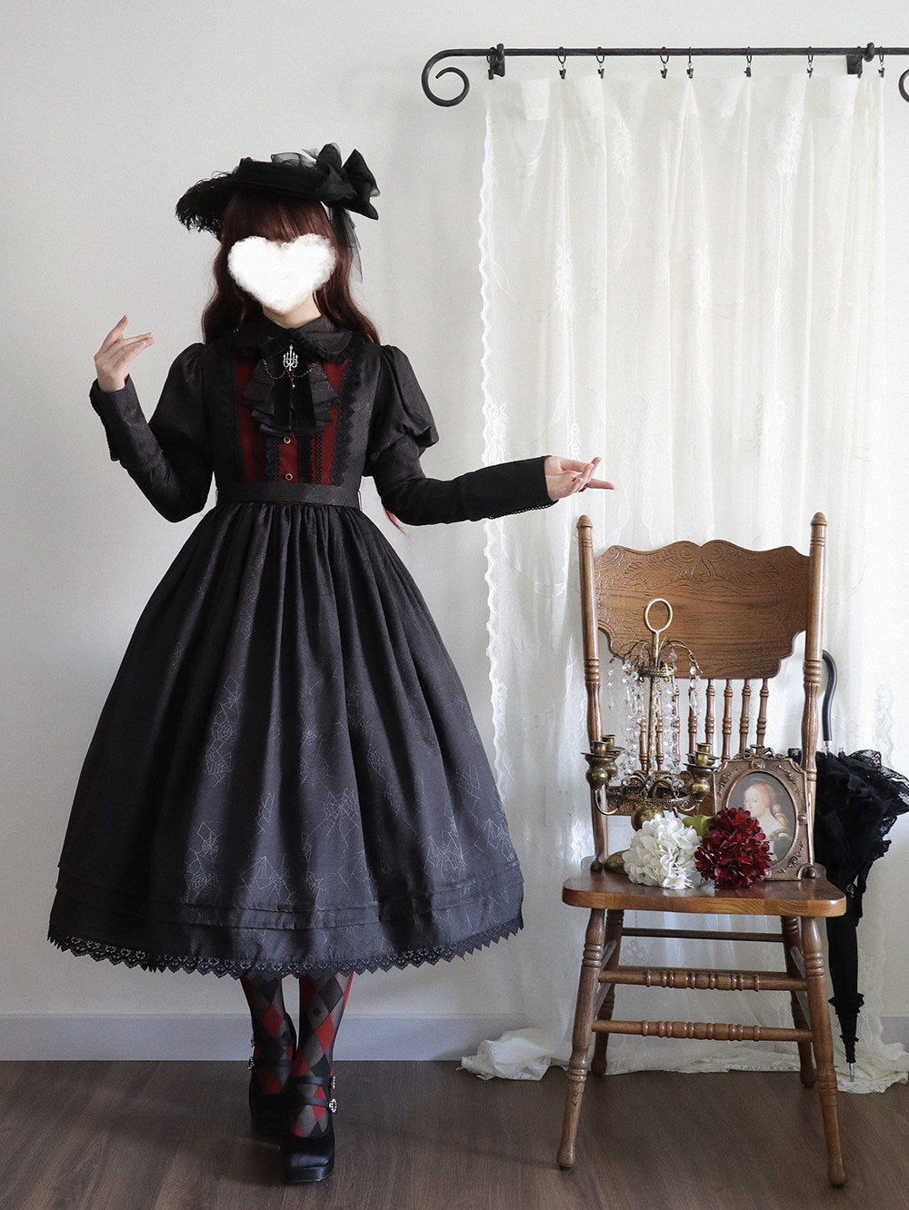 【受注予約1/18まで】Blood Night Lantern Master ジャガードワンピース