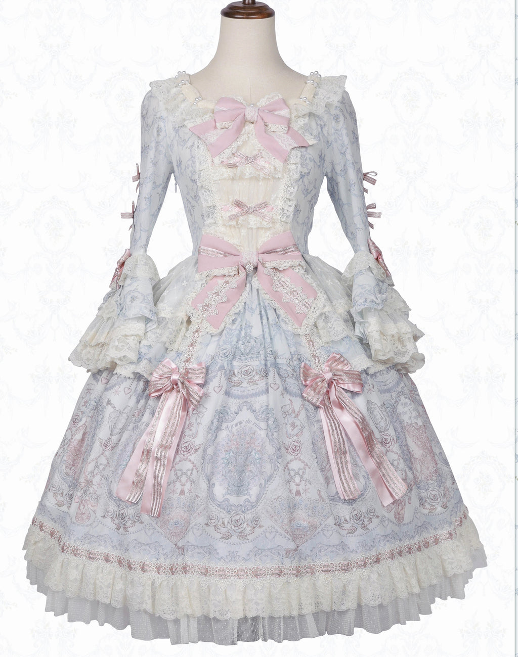 【受注予約9/13まで】Rose Aroma エレガントドレス
