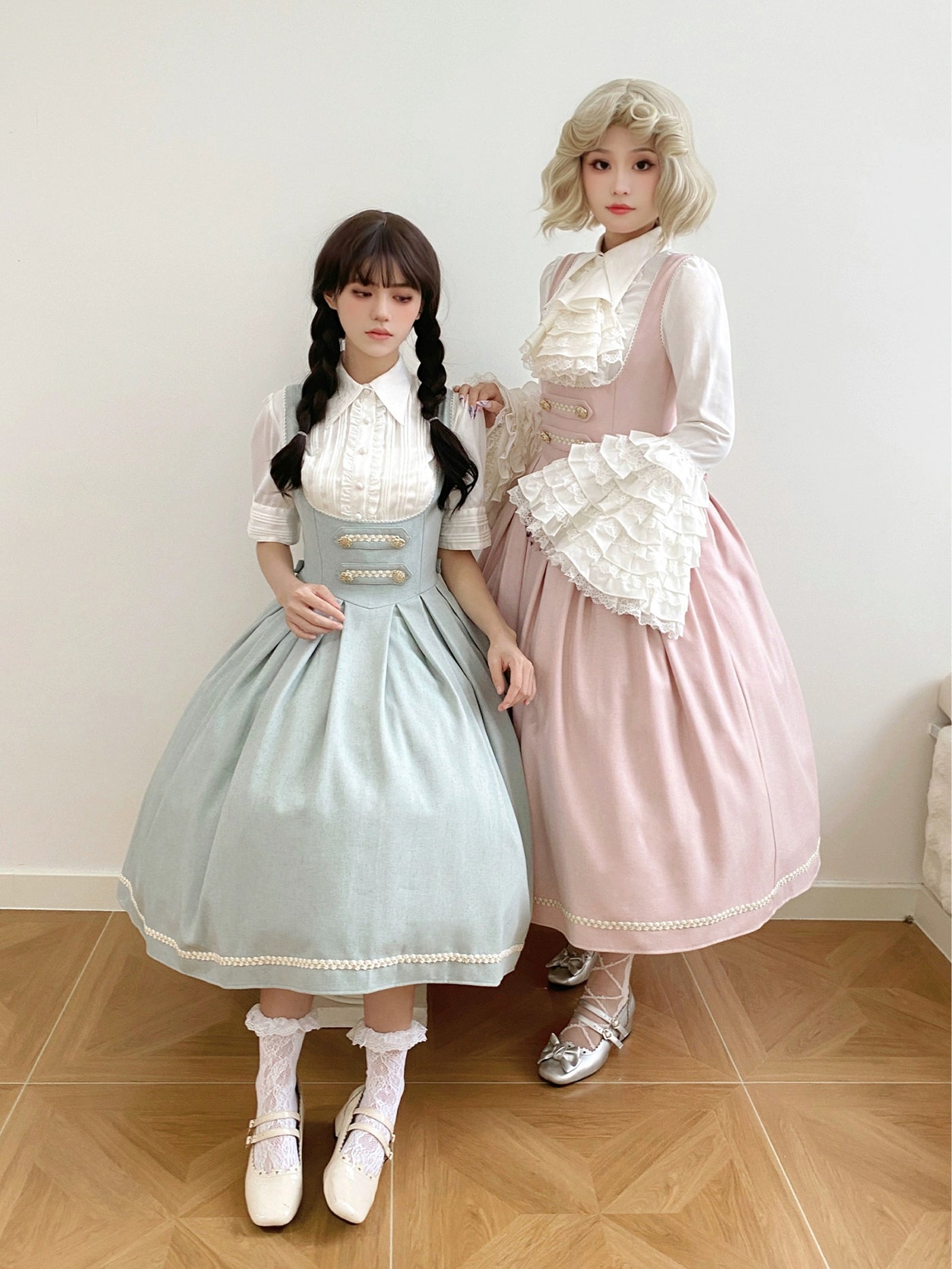 [Resale/Pre-orders available until 10/28] Bright Moon Corset Jumper Skirt, Plain Type [Pink]