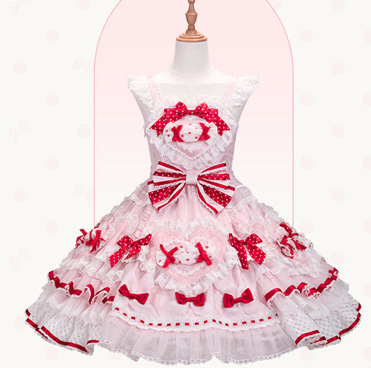 【受注予約12/8まで】Candy Doll ジャンパースカート・ハートタイプ