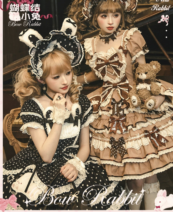 【受注予約6/11まで】Bow Rabbit スペシャルワンピース・全4色