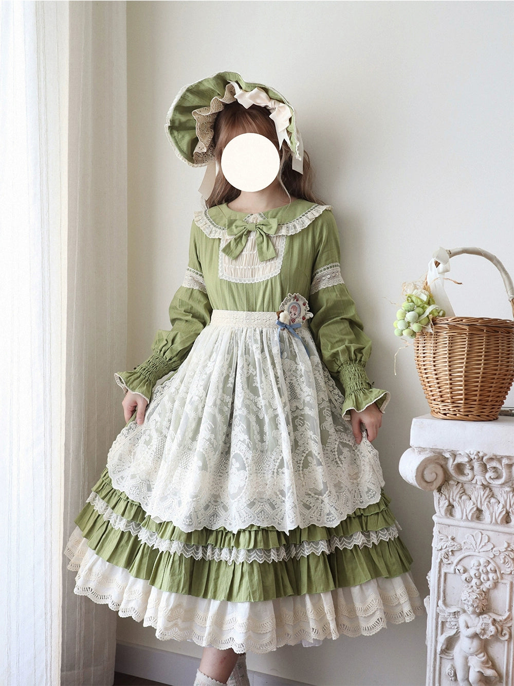 【予約販売】Sweetie Sheep フリルワンピース・無地タイプ