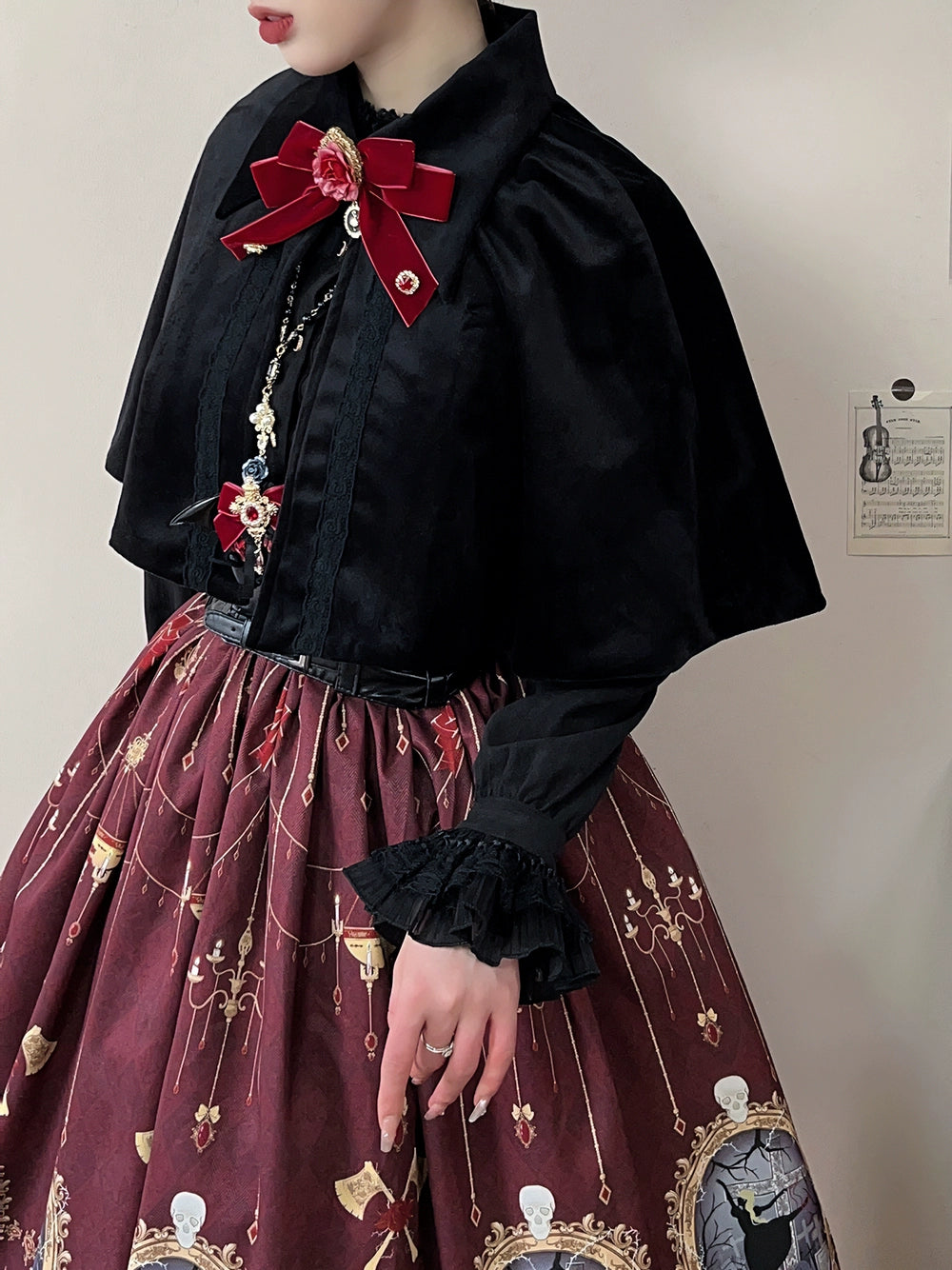 The Red Shoes Gothic Lolita Cloak