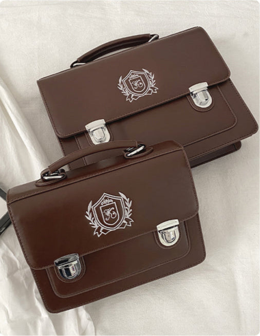 スクール風 ショルダーストラップ付3wayバッグ