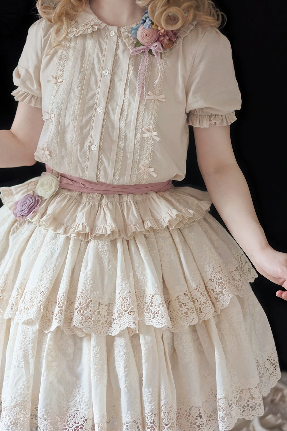 [Pre-order] Forest Rondo Short Sleeve Blouse