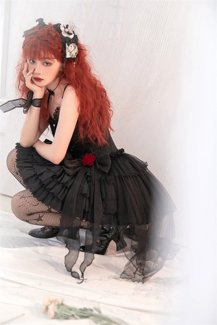 Angel and Demon One Rose Jumper Skirt