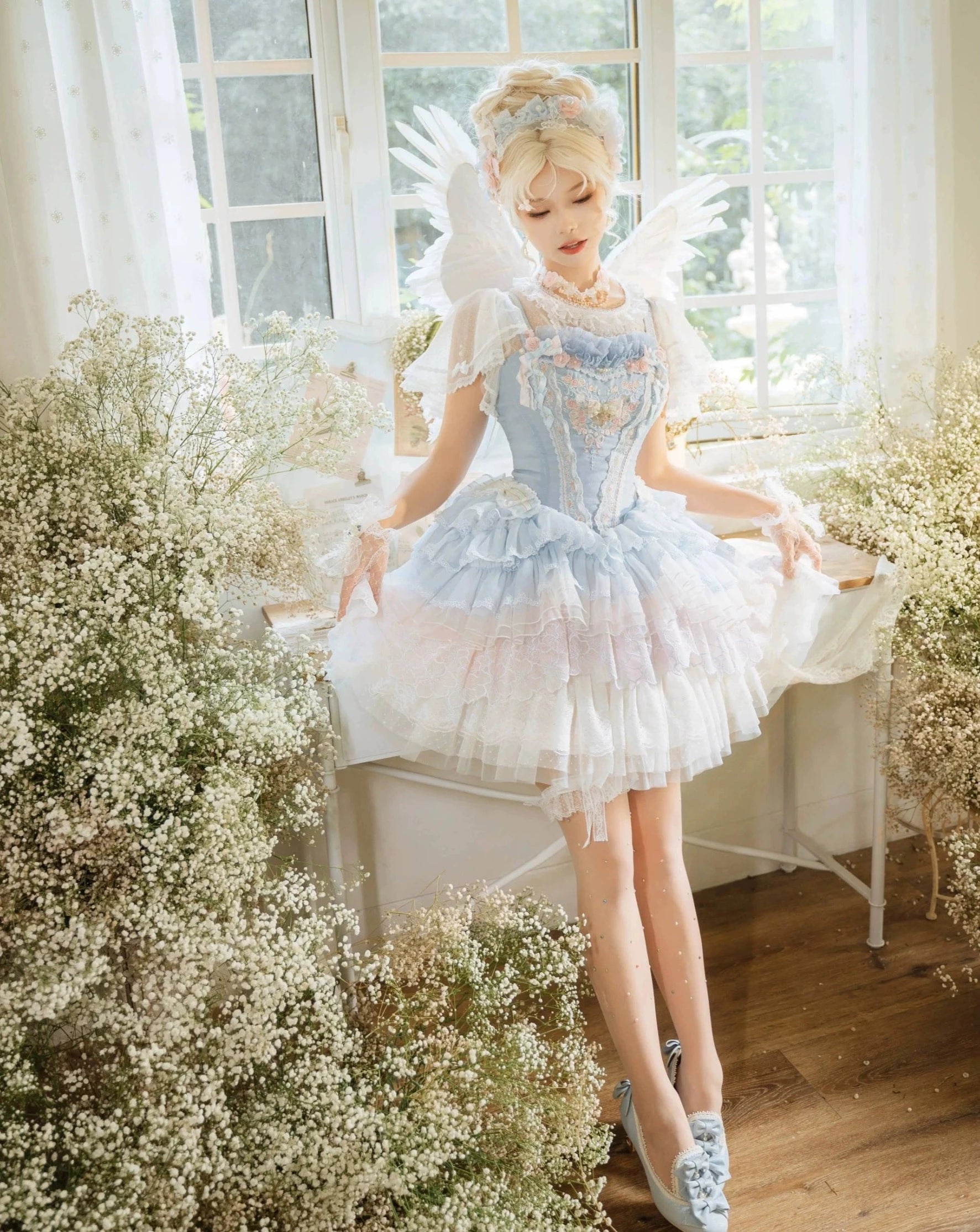 [Sale period ended] Dream Dance mini dress (single item/full set)