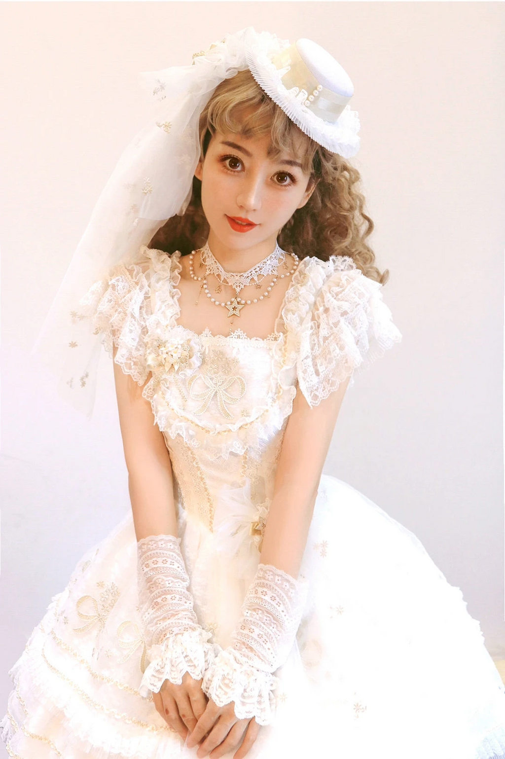 Snow Dream Dance Flower Jumper Skirt