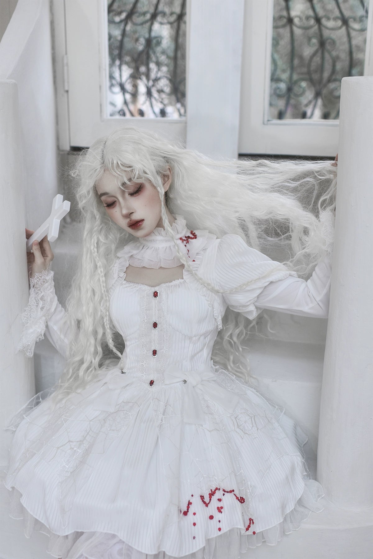 Twin Witches ゴシックチュールワンピースとインナースカート