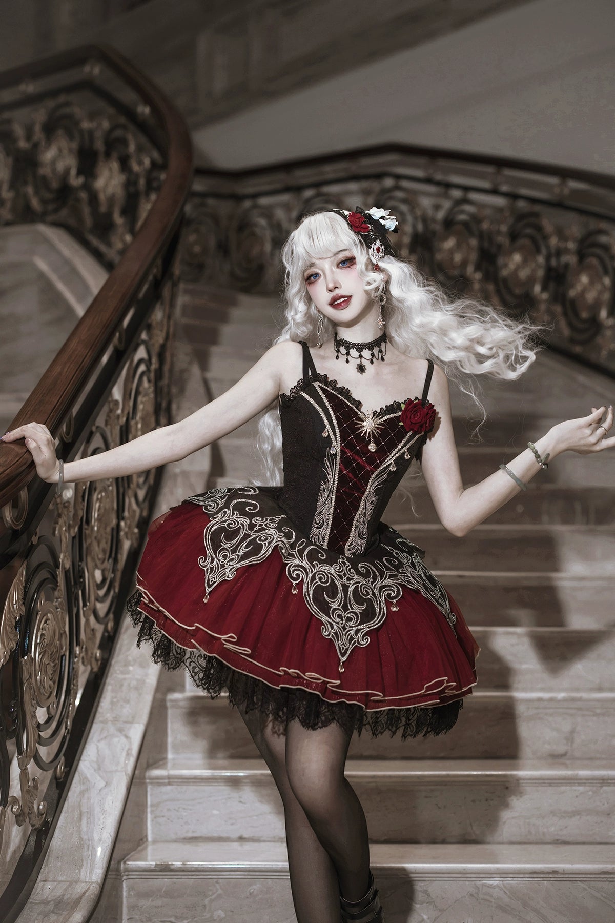 Bloodmoon Gothic Lolita Jumper Skirt