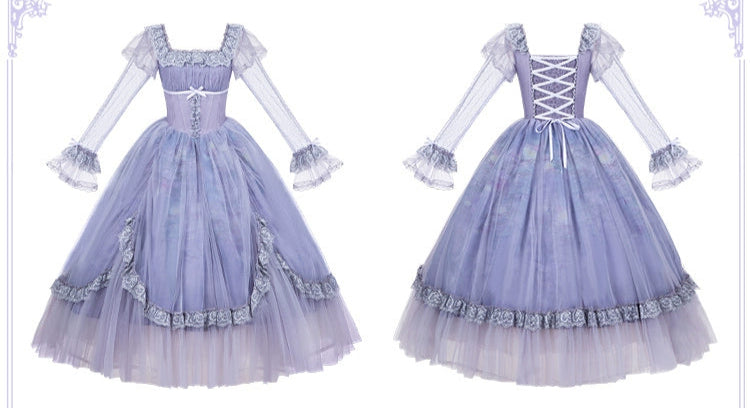 【予約販売】Wisteria in the Mist シアーワンピース