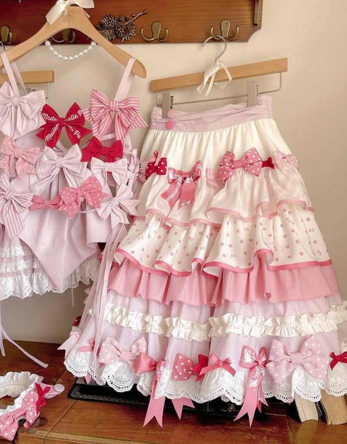 【受注予約6/11まで】Bow Rabbit ティアードスカート