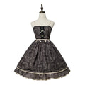 Irene flower print jumper skirt