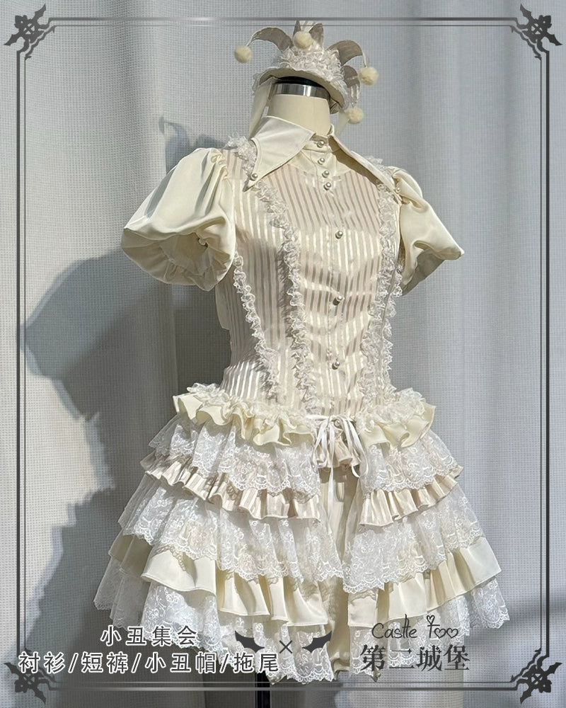 【受注予約5/28まで】Clown Party ショール兼オーバースカート・ハット