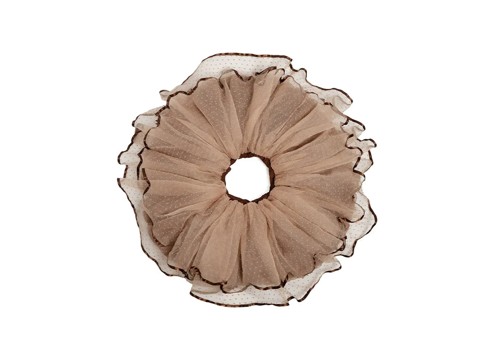Ribbon Gift Box Dot Tulle Pannier