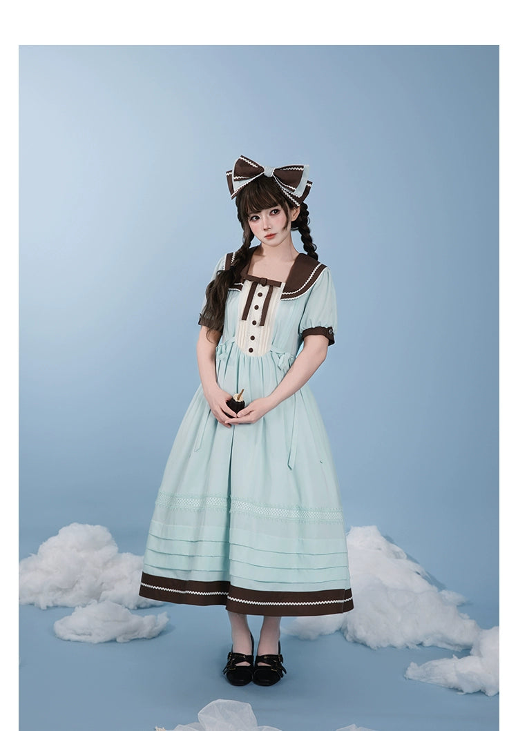 【受注予約7/23まで】Voyage Poem クラシカルマリンワンピース