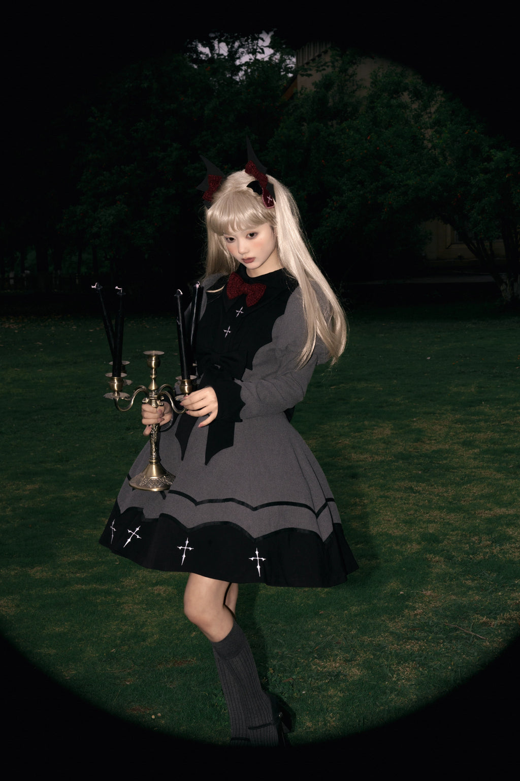 【受注予約6/29まで】Vampire Girl 蝙蝠ワンピース