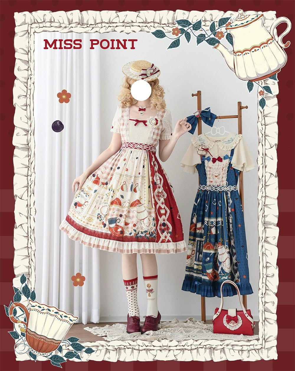 [Pre-order] Picnic Tea Party Square Neck Dress