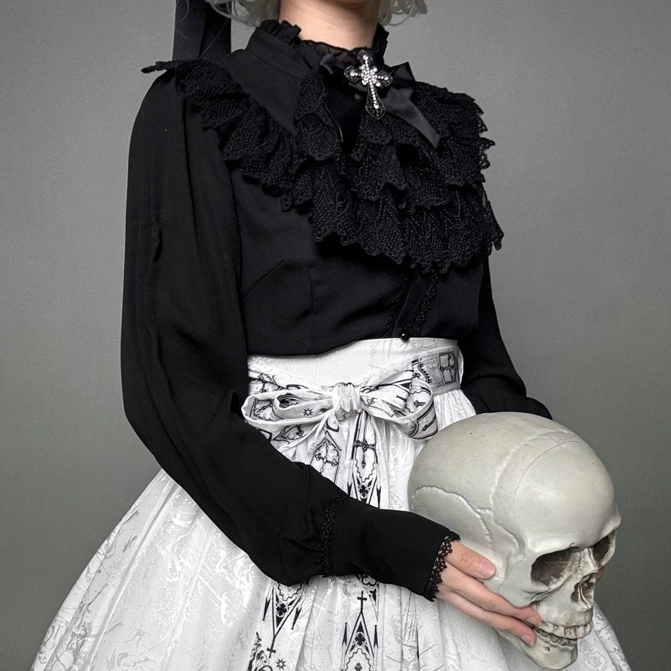 [Sale period ended] Sanctuary Gothic Lolita stand collar blouse