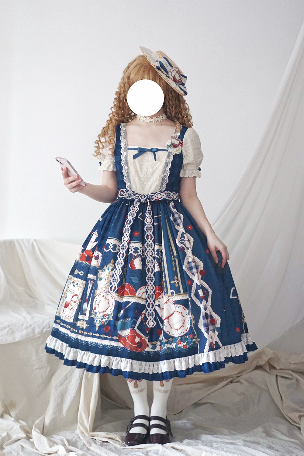 [Pre-order] Picnic Tea Party Square Neck Dress