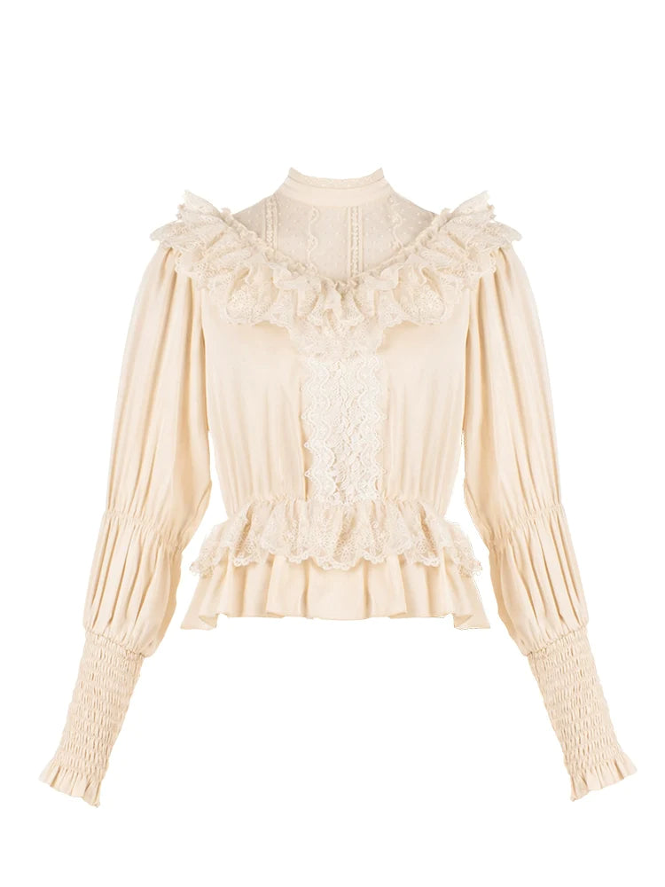 Morning Glow Elephant Color Blouse and Skirt