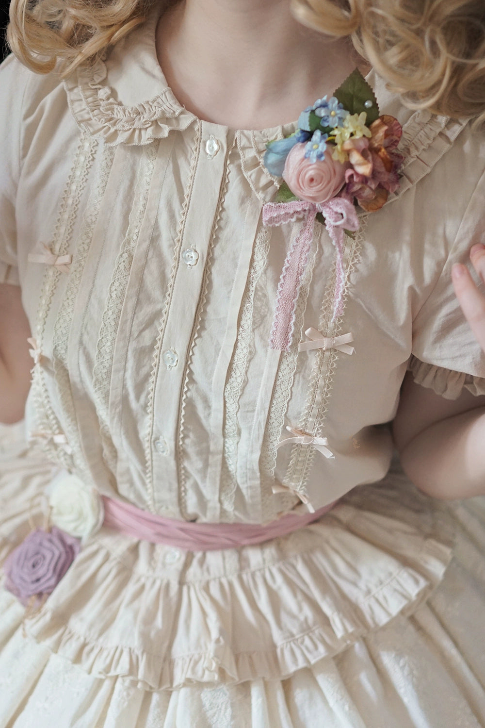 [Pre-order] Forest Rondo Short Sleeve Blouse