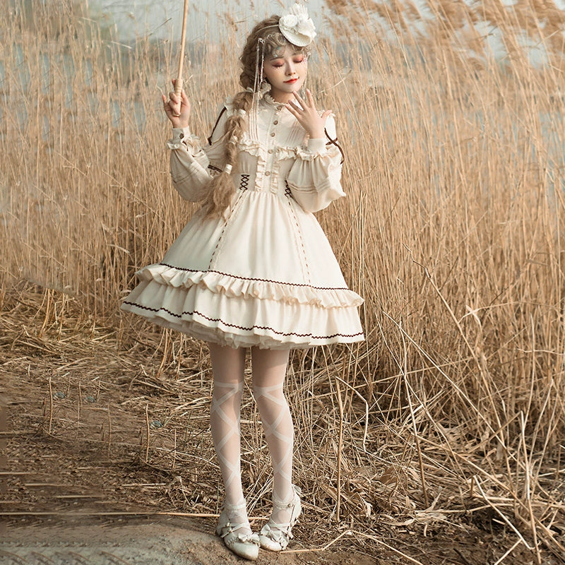 Shepherd Girl 2way Skirt Length Dress