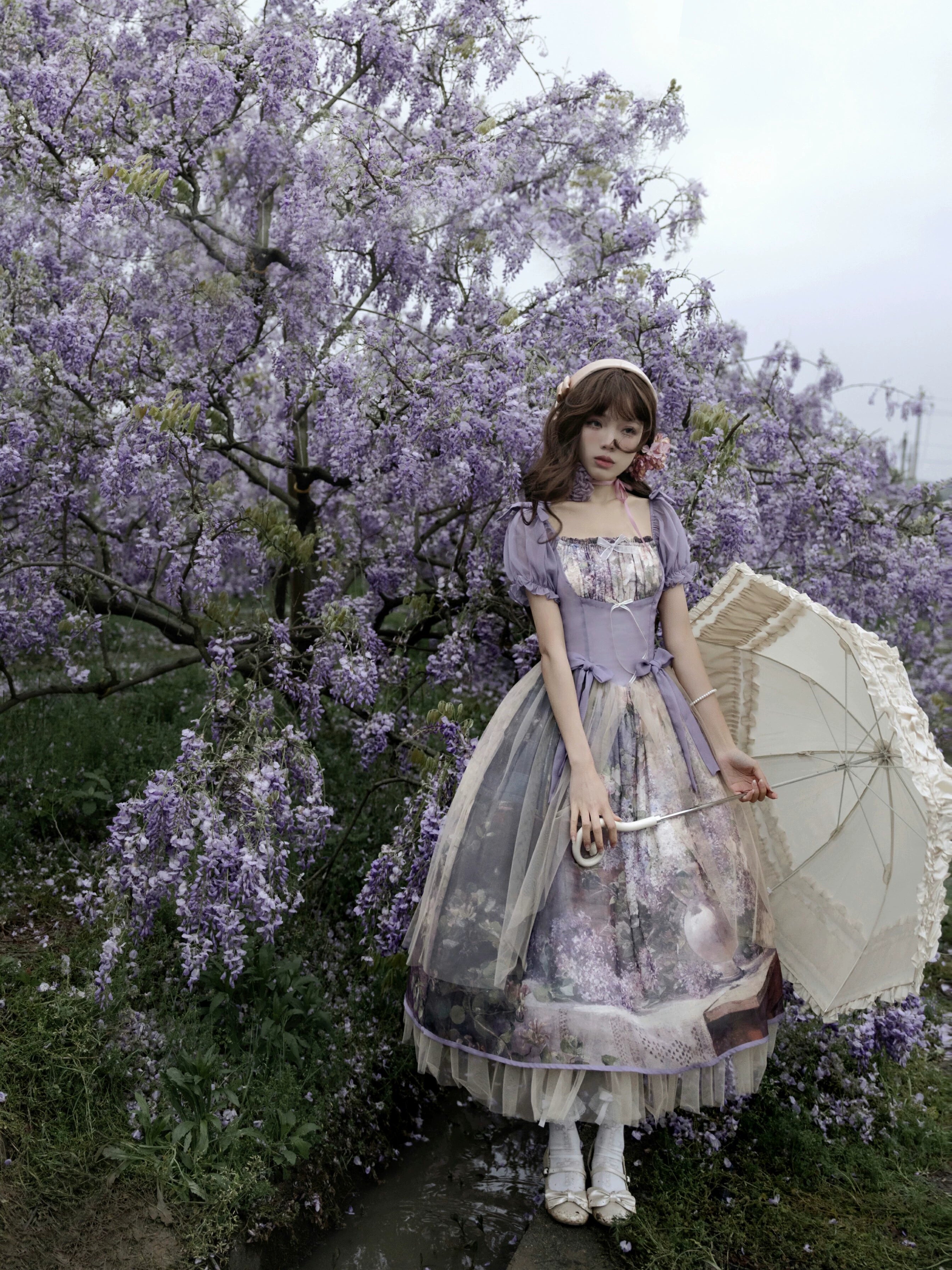 【予約販売】油画集 In the Blossoming Bower ワンピース