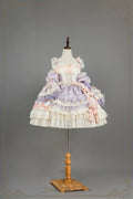 Find Brilliant Blossom Lace Bridal Dress in Pink and Purple