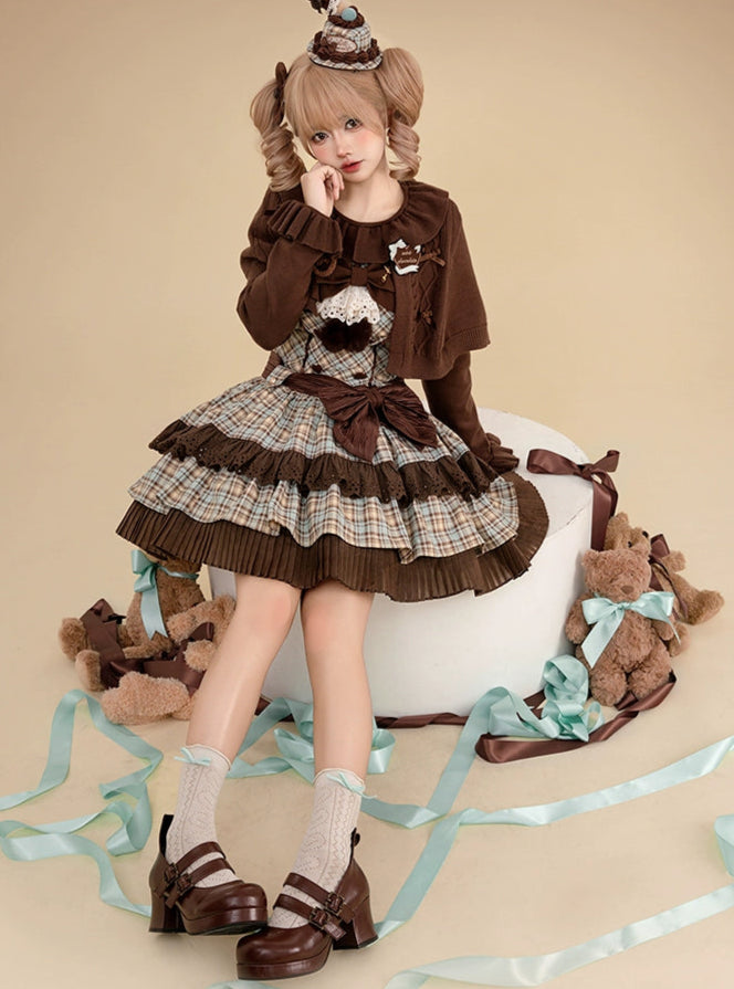 【受注予約7/28まで】Chocolate Mint Day ジャンパースカート