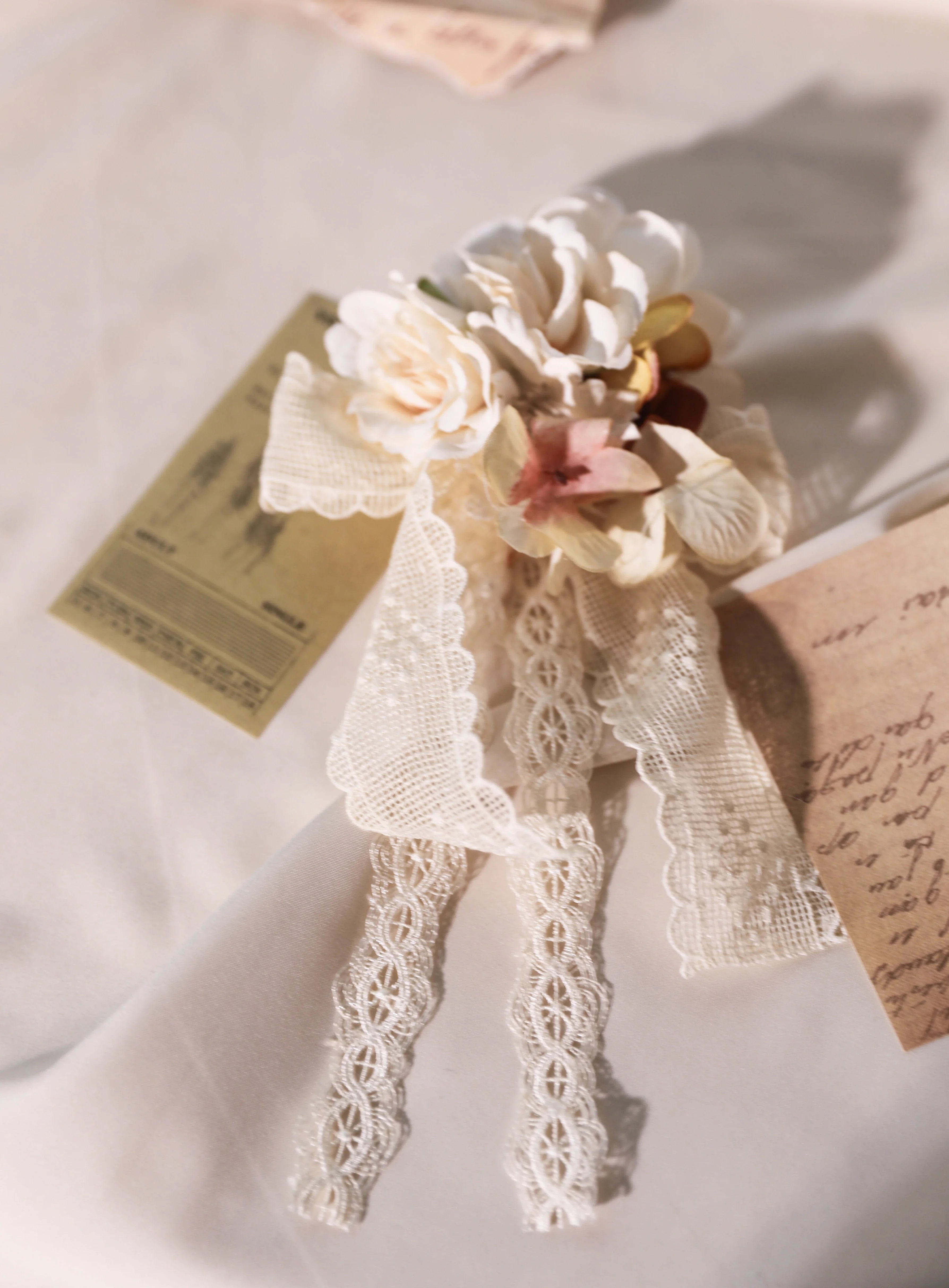 [Only available when purchased together] Fourteen-line poems Head dresses, hats, cloth belts, corsages and other accessories