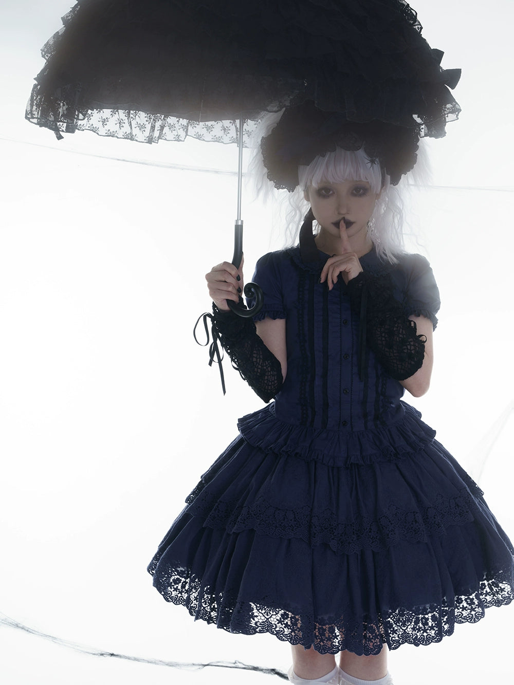 [Pre-order] Forest Rondo Lace Layer Skirt, 2-layer type