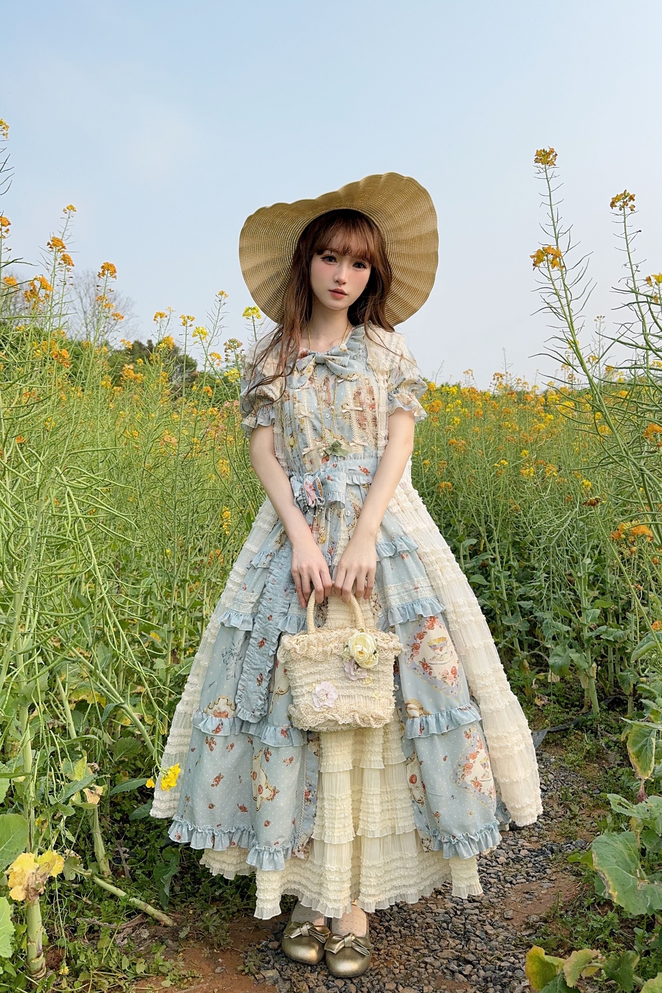[Pre-orders available until 2/19] Cat Rose Tea Party Daily Dress