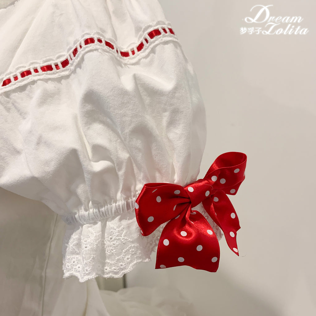 [Pre-orders available until 3/16] Dream to Strawberry 2way blouse