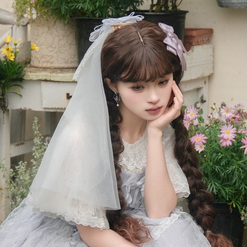 June Bride リボン付きベール